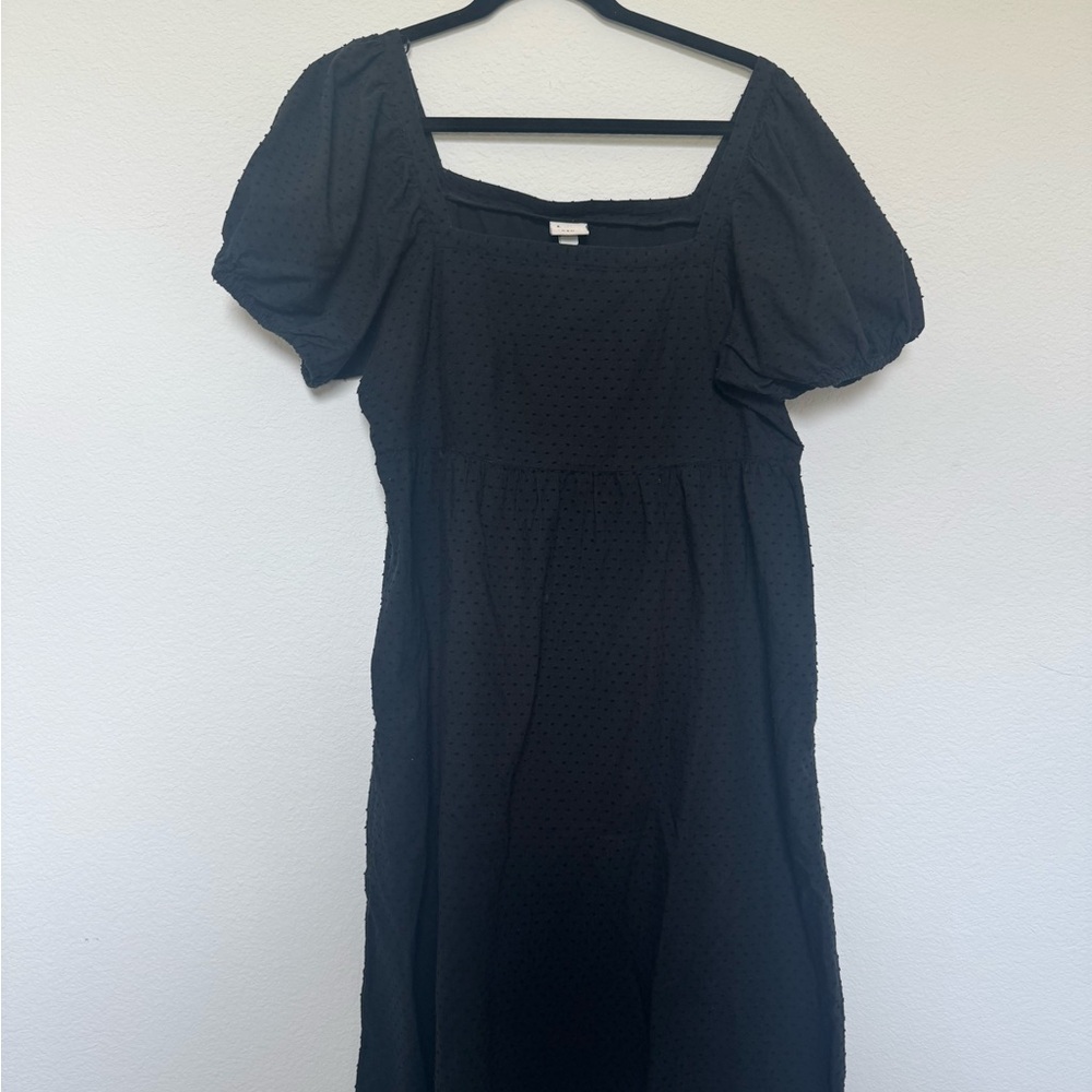 Black Puff Sleeve Dress